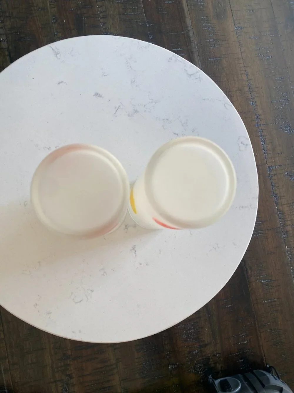 Vintage MCM Tom Collins Federal Glass Set of 2 Cherry Lemon Ice Cocktail